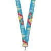 Buckle-Down Unisex Adult Lanyard - 1.0 The Little Mermaid/Castle Ariel, Flounder & Key Chain, Multicolor, One Size US