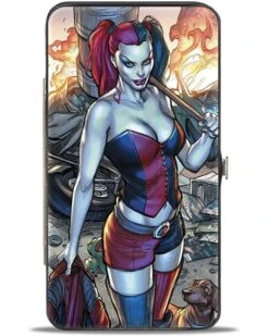 Buckle-Down Women's Hinge Wallet-Harley Quinn