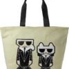 Karl Lagerfeld Paris Karl Lagerfeld Paris Double Strap Logo Kristen Tote