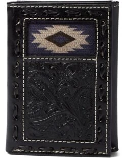 M&F Western Nocona Trifold Wallet Southwestern Inlay