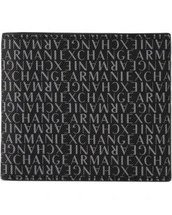 Armani Exchange Logo Print Wallet
